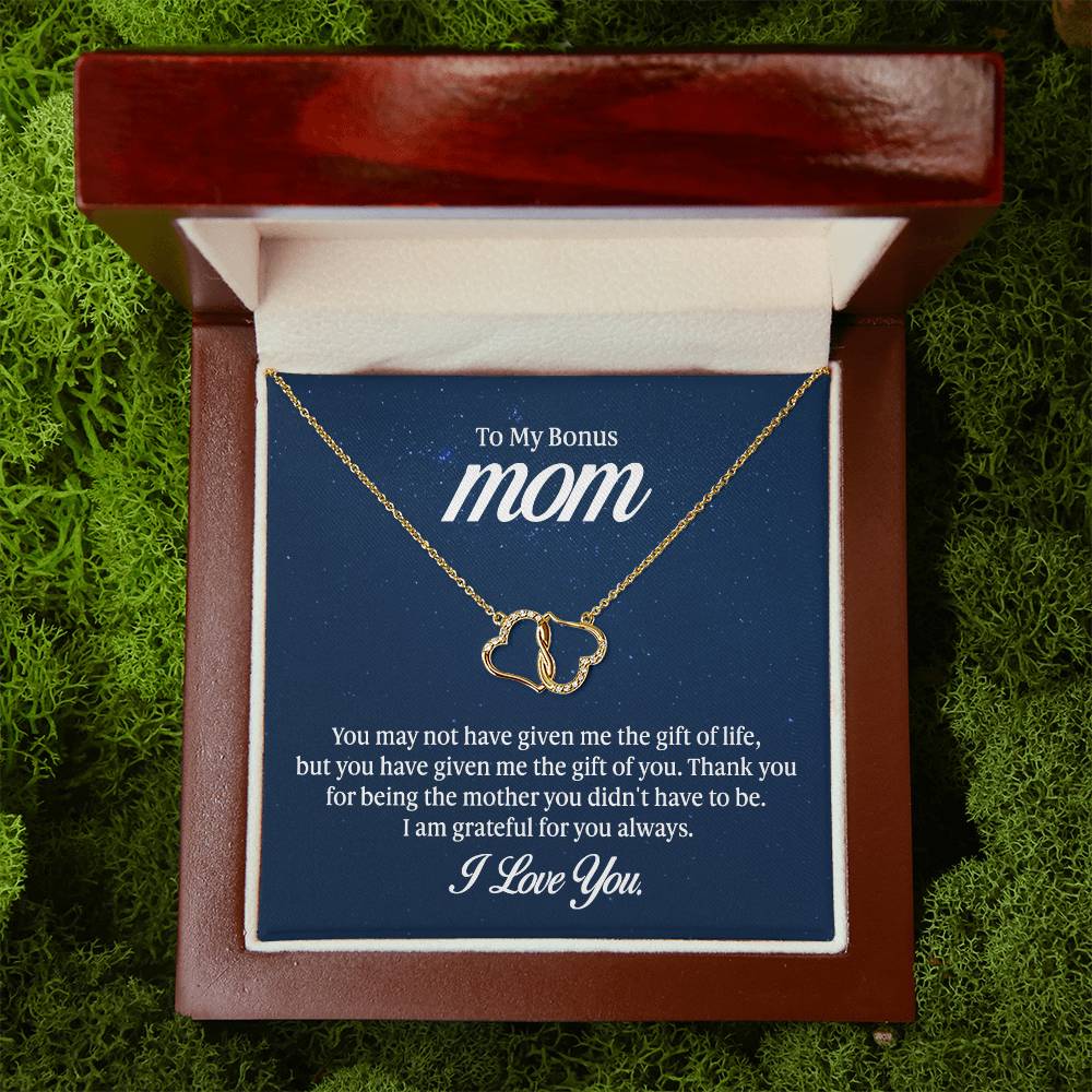 To My Bonus Mom Everlasting Love Necklace