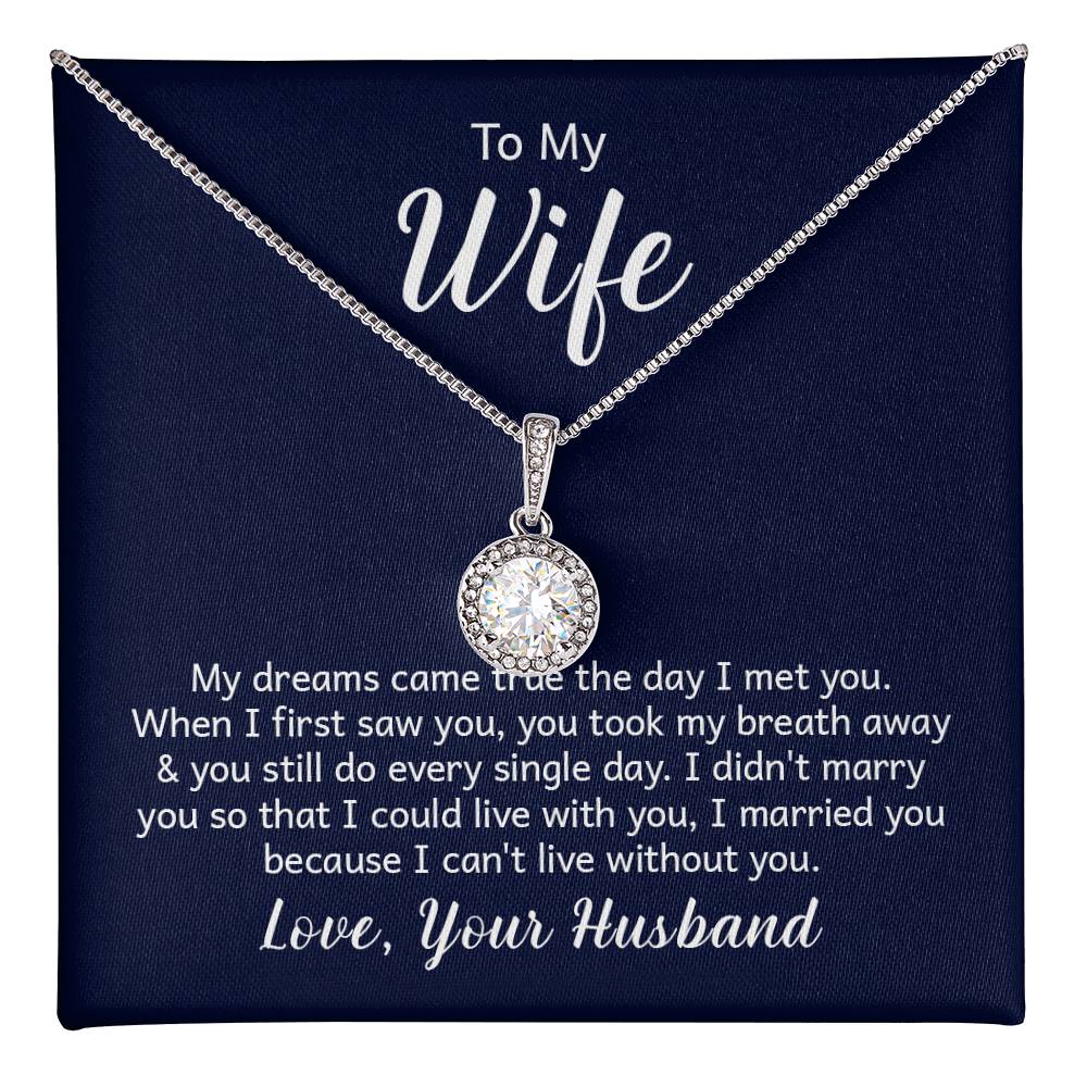 To My Wife Eternal Hope Necklace