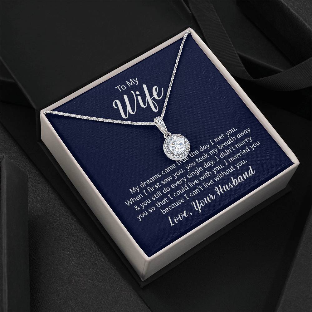 To My Wife Eternal Hope Necklace