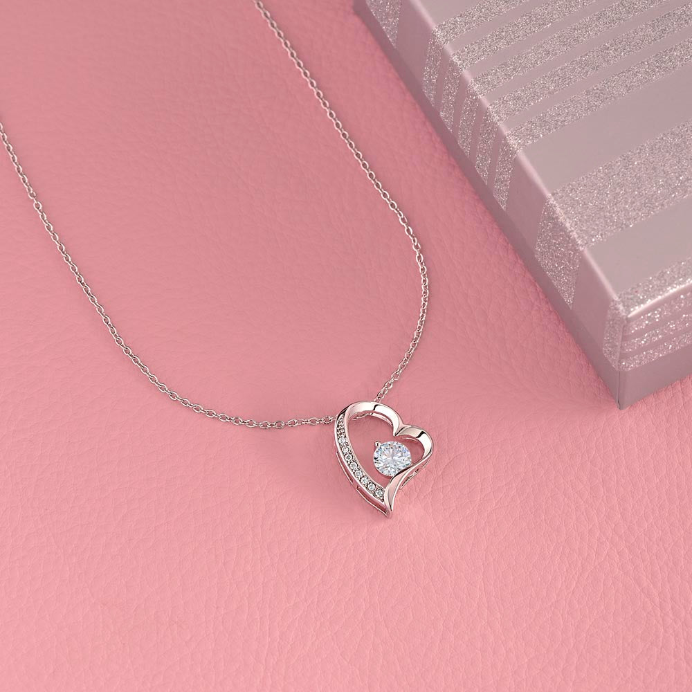 To My Granddaughter Forever Love Necklace