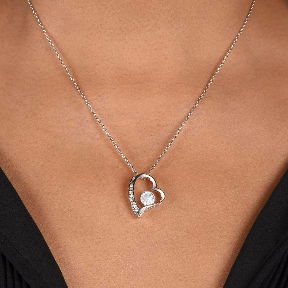 To My Granddaughter Forever Love Necklace