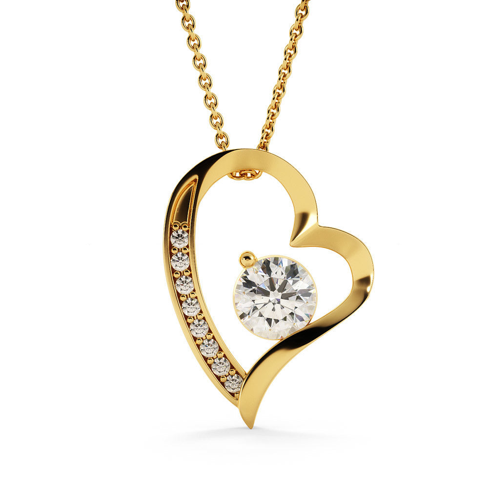 To My Granddaughter Forever Love Necklace